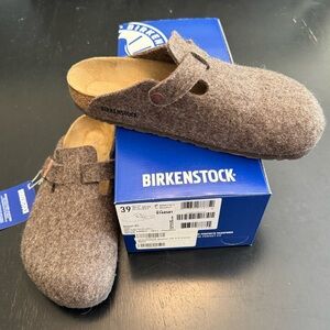 Birkenstock Boston Cocoa Wool - Size 39 / 8 / 8.5 - Regular Width
